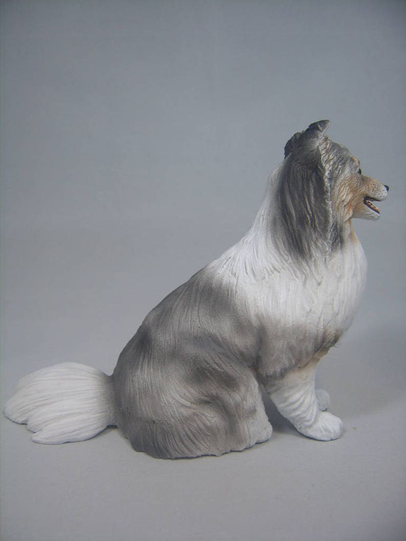 Shetland Sheepdog Figurine Etsy