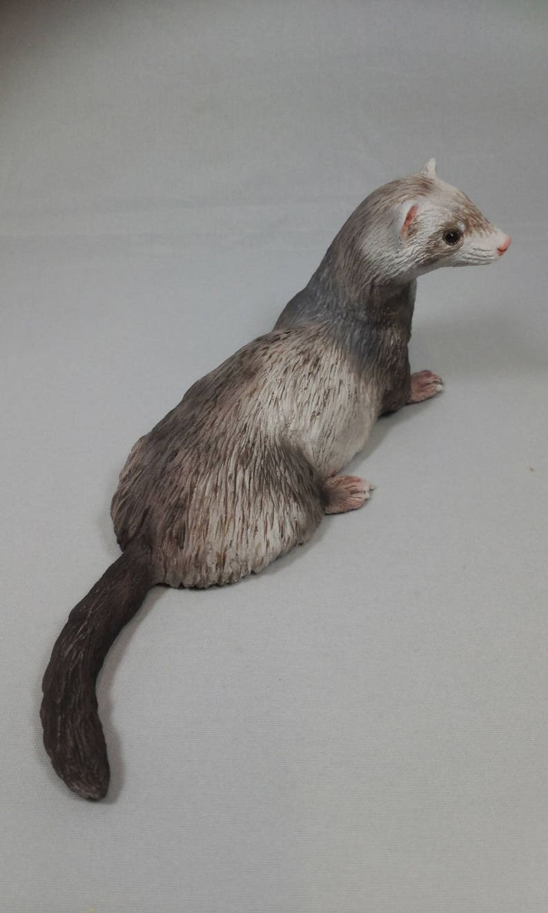 Ferret Figurine Etsy
