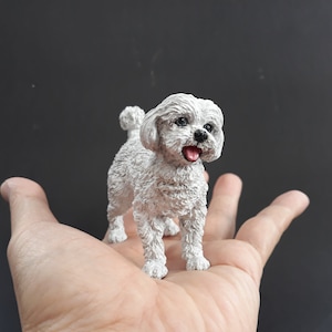 Maltese Dog Figurine No.5