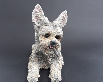 Yorkshire terrier Dog Figurine : Custom coloring available