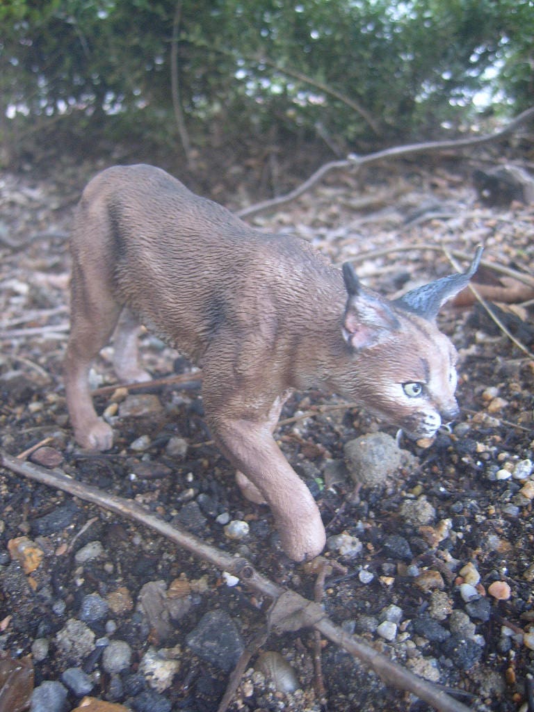 Caracal Figurine - Etsy