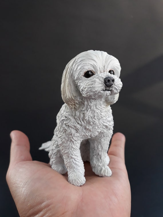 その他 EOF-402TOYZERO+ Maltese Maltese Dog Figurine No.2 - Etsy