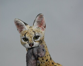 【まーちゃんさま】*pottery animal ✵ツリーを見つめる ワンちゃん セトクラフト オーナメント(赤ずきんちゃん)大・おつかい SR