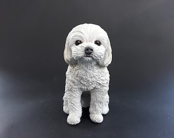 Maltese Dog Figurine No.2