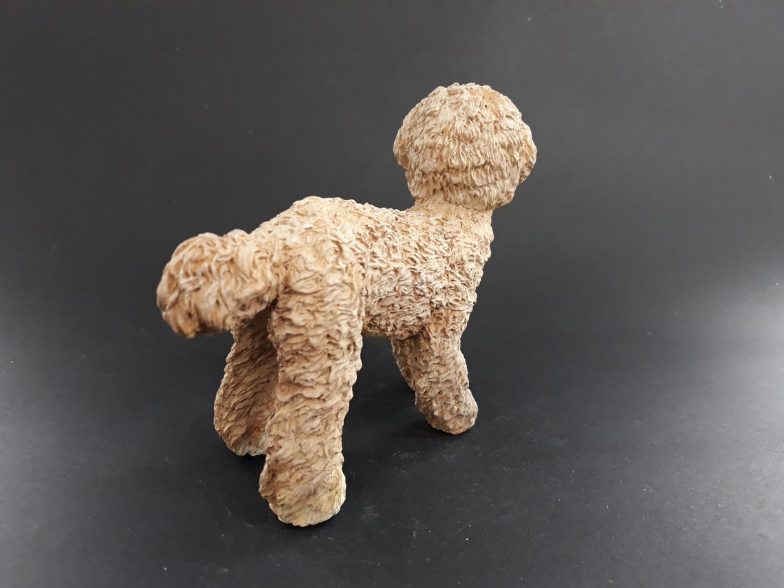 Poodle Dog Figurine Etsy