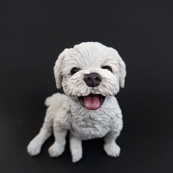 Maltese Dog Figurine No.1
