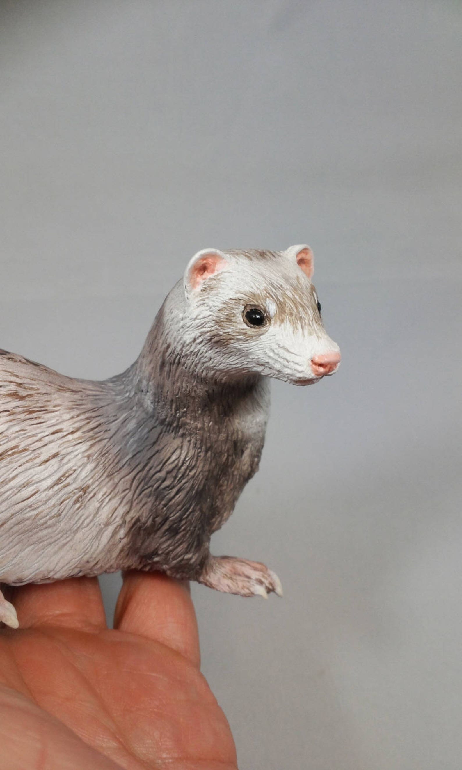 Ferret Figurine Etsy