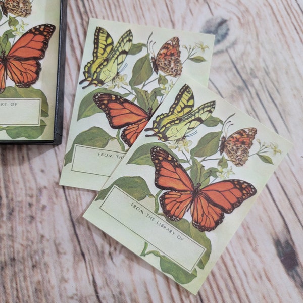 Gummed Bookplates Etsy