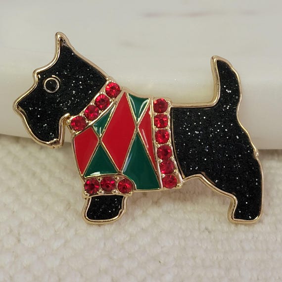 Scotty Dog Brooch