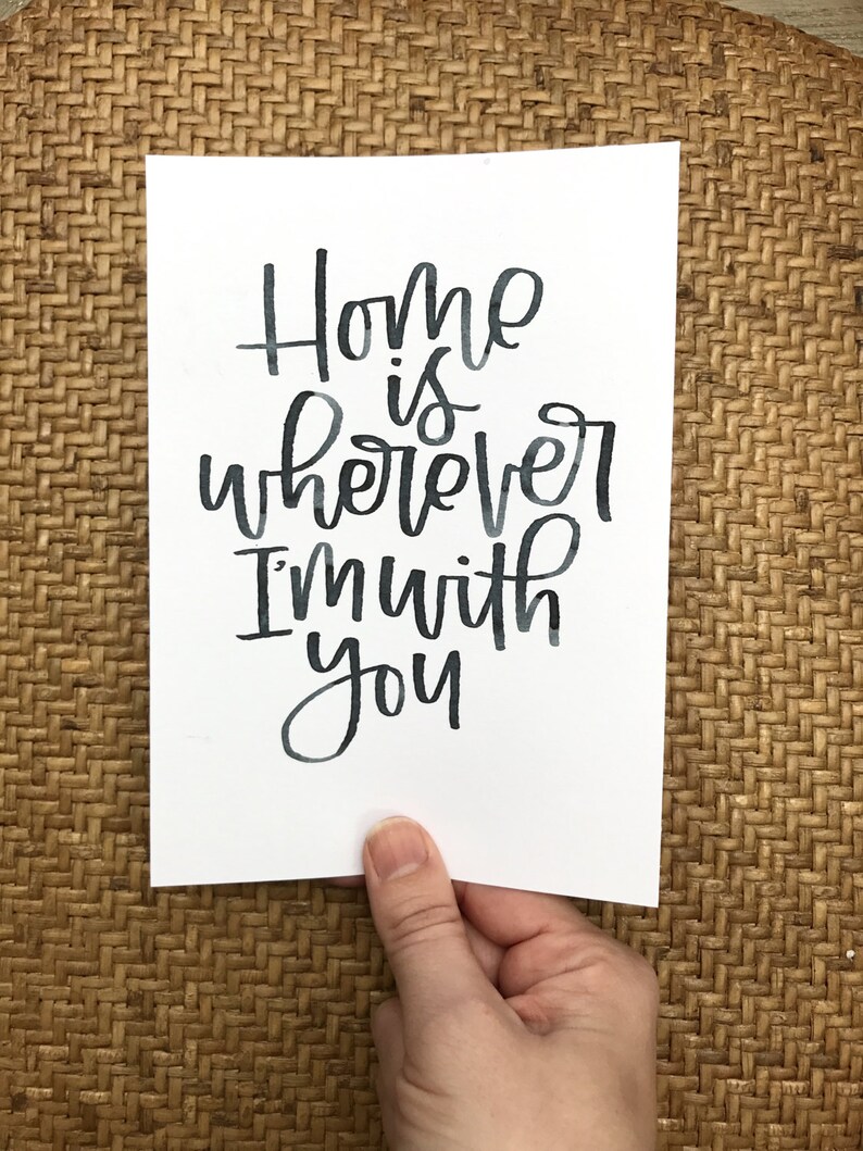 Wall Art Watercolor Prints 5x7 Gallery Wall Modern Art Black & | Etsy