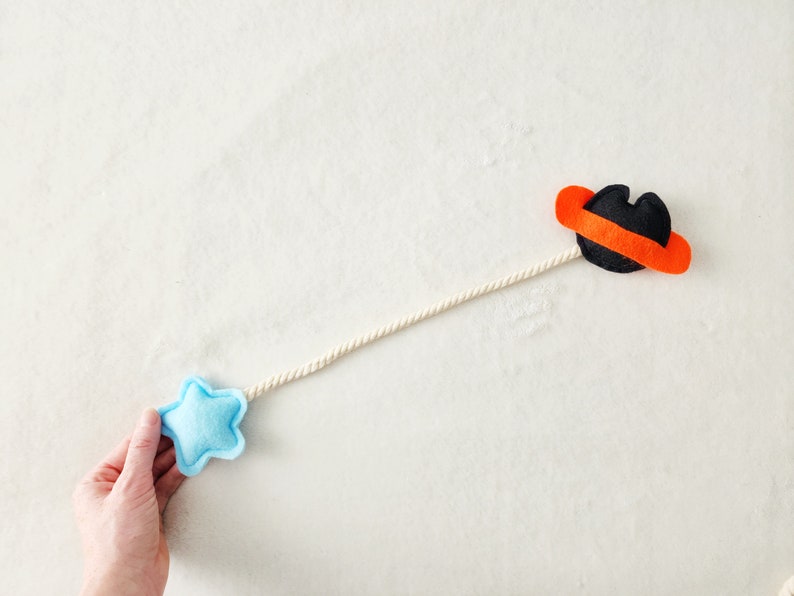 Cat Toys, Planet & Shooting Star Tug toy for cats image 3