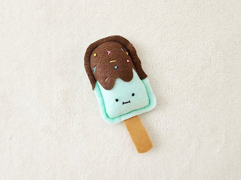 Cat Toys, Ice Cream Popsicle Cat Toy Green