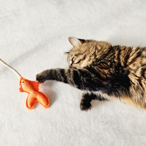 Cat Wand Bundle , Fish Cat Teaser 2pk, Cat Toys Interactive image 3