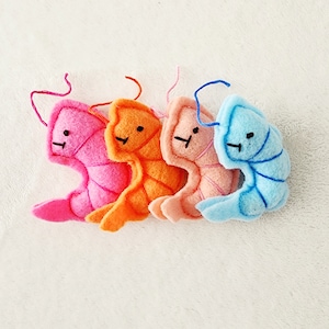 Cat Toys Shrimp Cat Toy Bundle Catnip, string and bells image 1