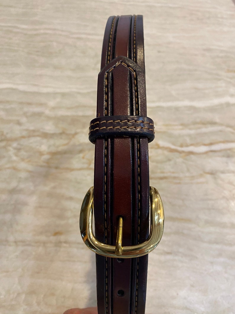 The Real Mccoy Gatlinburg TN Handcrafted Stitched Leather Belt - Etsy