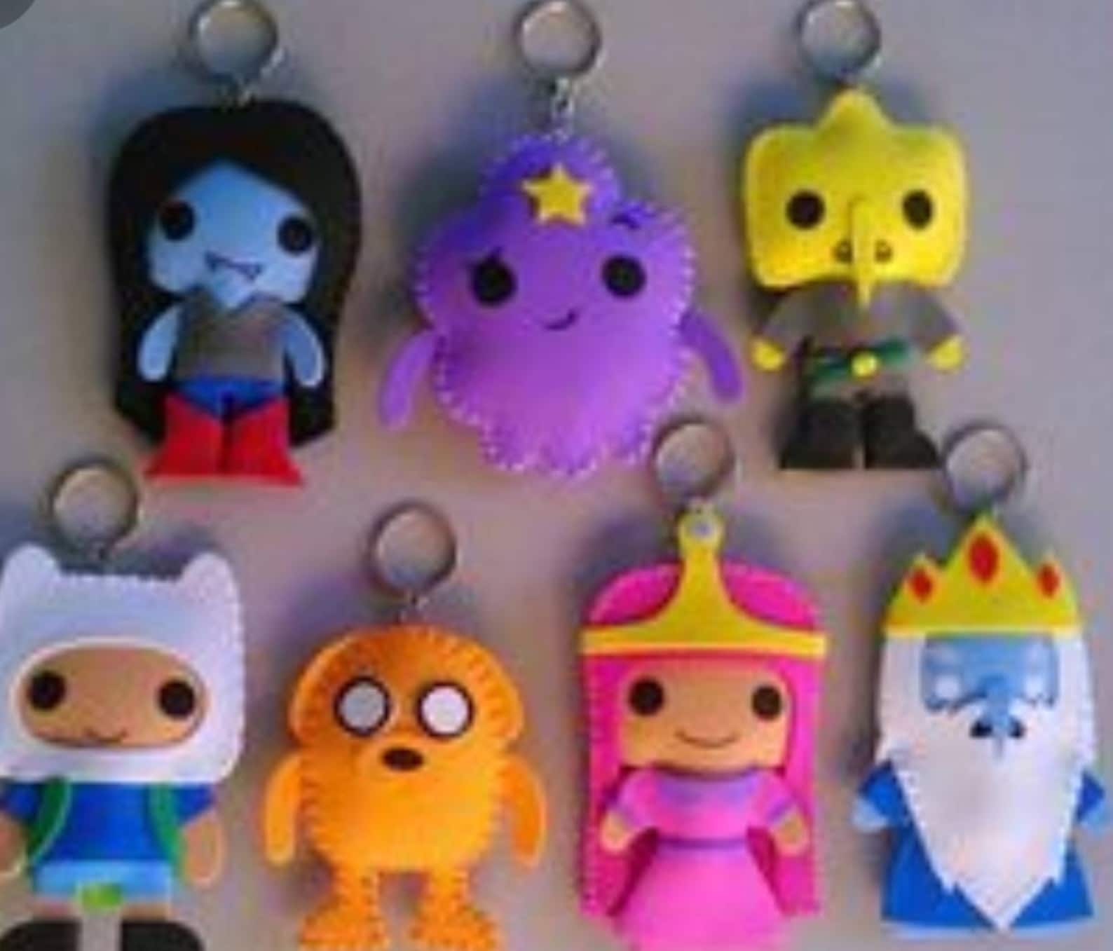Аниме игрушки из фетра