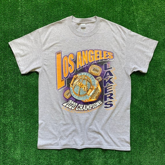 Vintage Style Los Angeles Lakers 2020 Champions Graphic Tee | Etsy