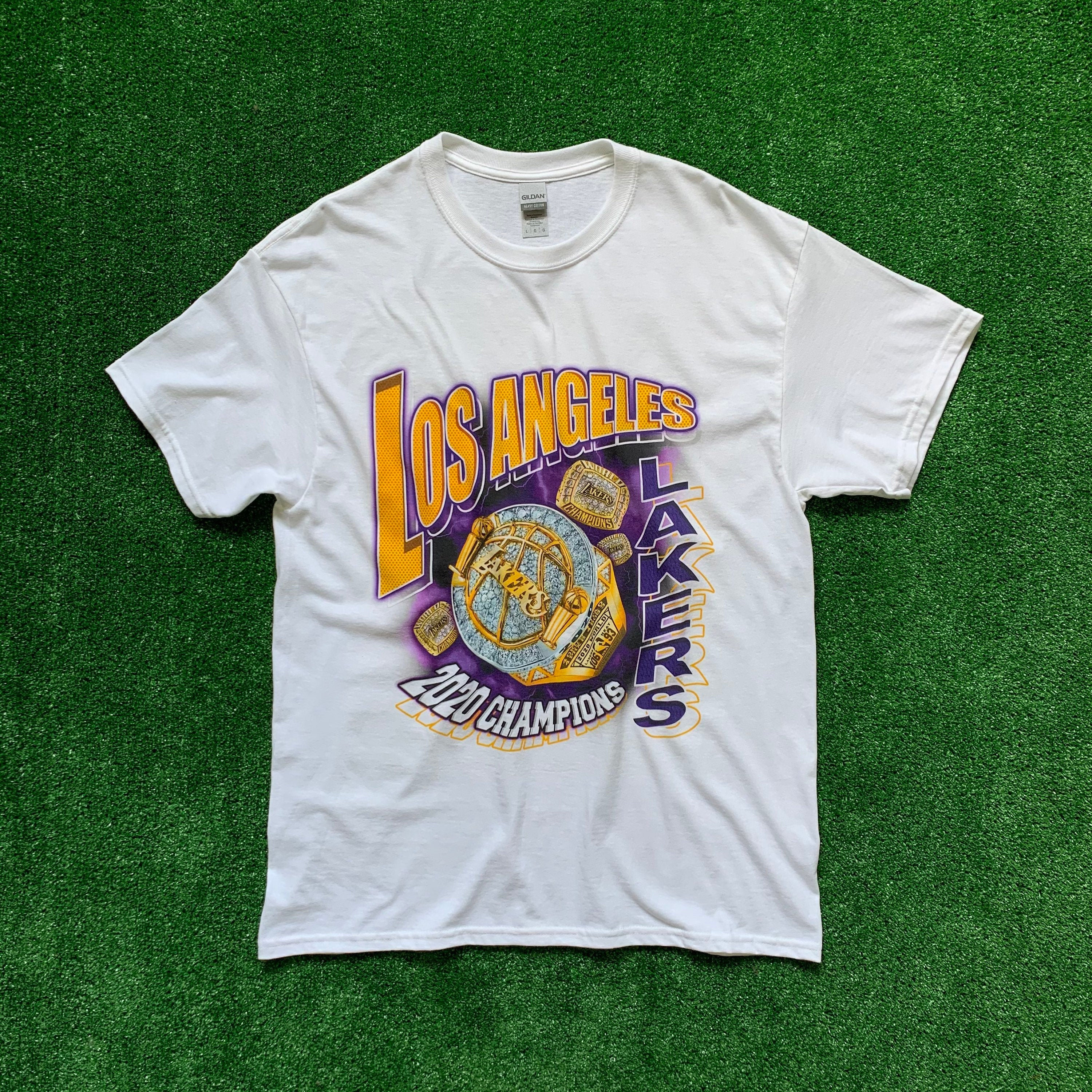 Vintage Style Los Angeles Lakers 2020 