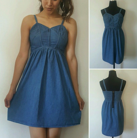petite jean dress