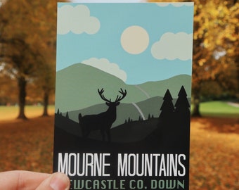 Mourne Mountains Postcard