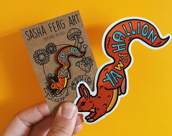 Ya Wee Hallion | Red Squirrel Pin