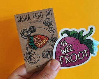 Ya Wee Fruit / Froot Pin | LGBTQ+ Pin | Erdbeere NI Pin