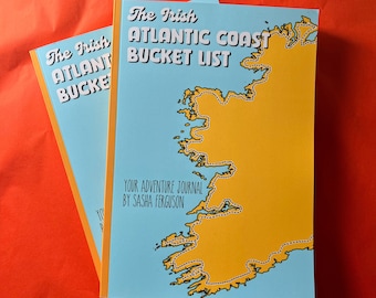 Irish Atlantic Coast Bucket List Book | Wild Atlantic Way | Journal | Scrapbook