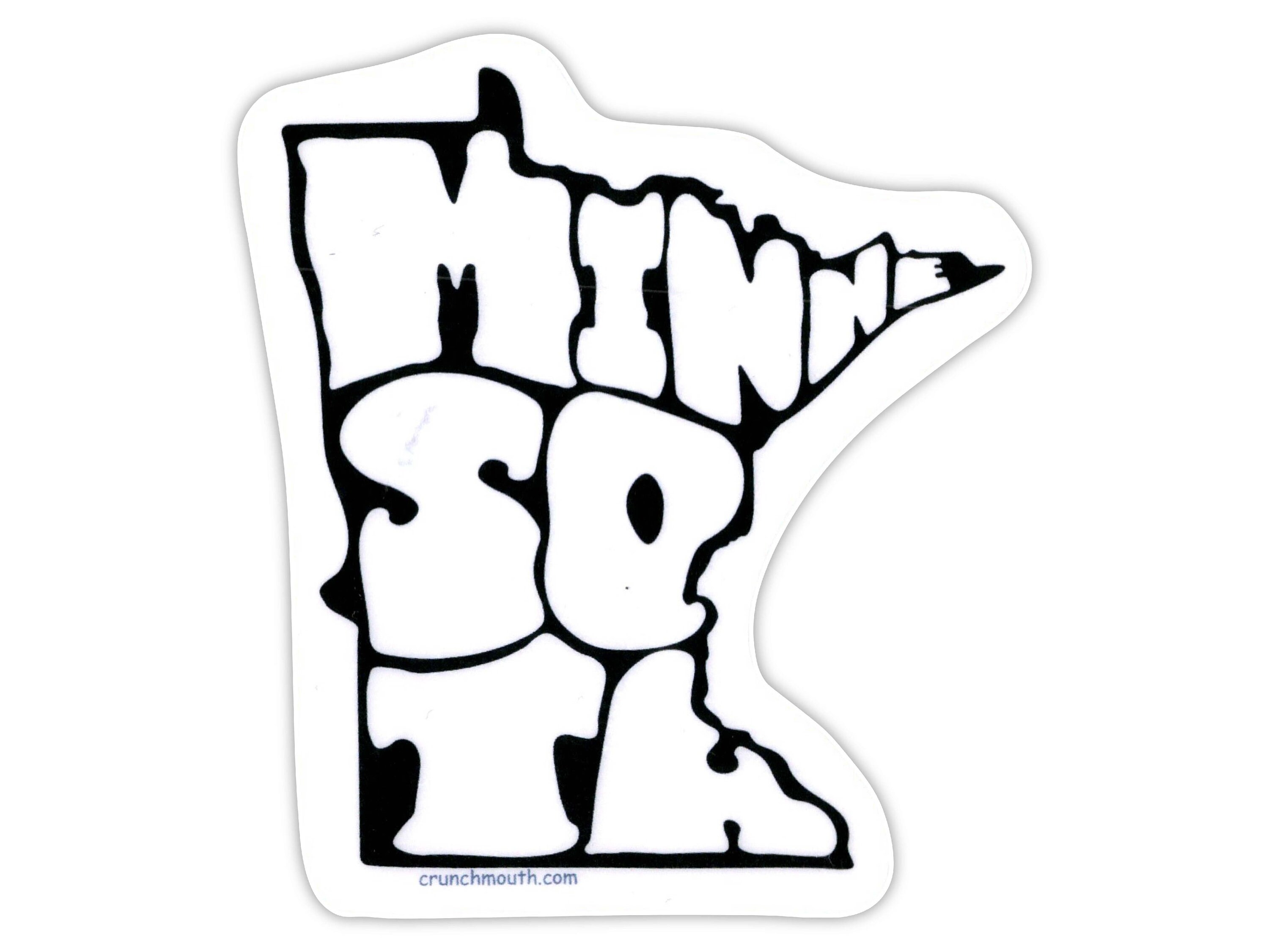 MINNESOTA STATE Bumper Sticker Minneapolis Saint Paul Travel Decal ...