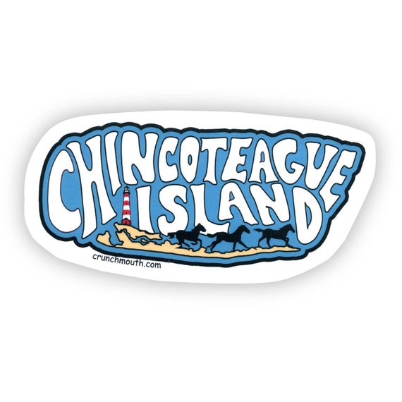 CHINCOTEAGUE ISLAND Car Truck Bumper Sticker Window Tumbler Etsy