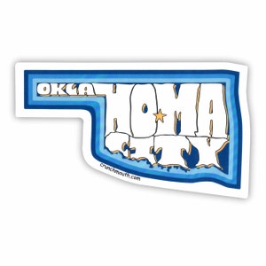 OKLAHOMA CITY Travel Sticker