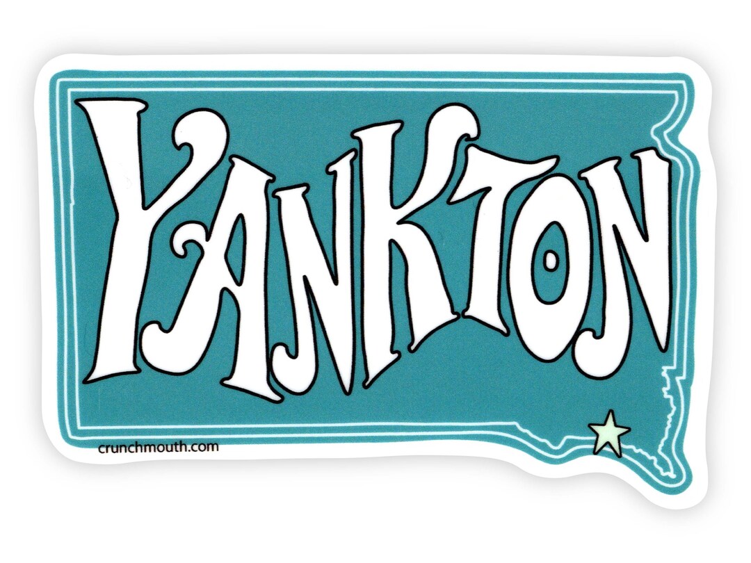 Yankton Sticker Yankton SD Laptop Sticker Yankton South Etsy