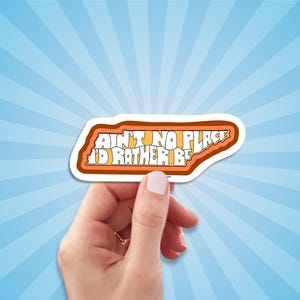 Tennessee Travel Luggage Sticker, Ain't No Place I'd Rather Be