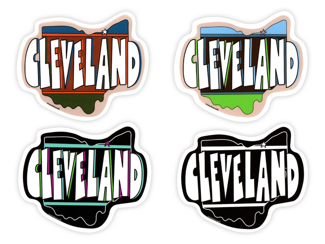 Cleveland Sticker | Cleveland Laptop Sticker | Cleveland Ohio | Water ...