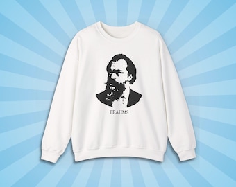 Brahms Crewneck Sweatshirt, Classical Music Lover Apparel