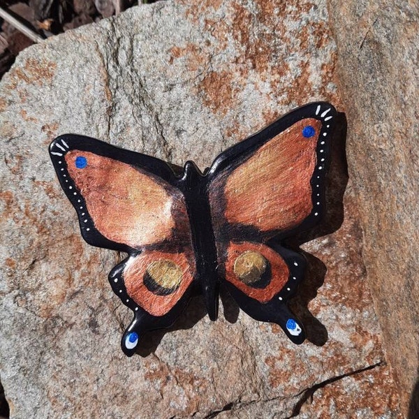 Copper Eyespots Butterfly Magnet