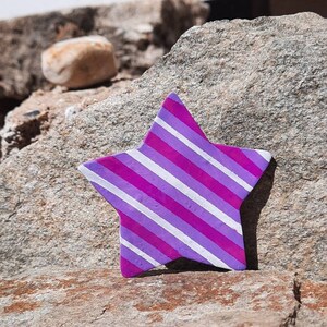 Stripey Star Magnet