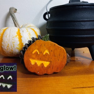 Happy Glow in the Dark Jack o' Lantern Decor