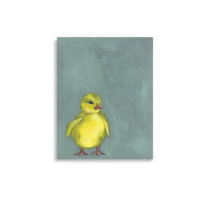 Duckling Painting Print