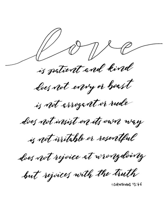 Corinthians 13 4 6