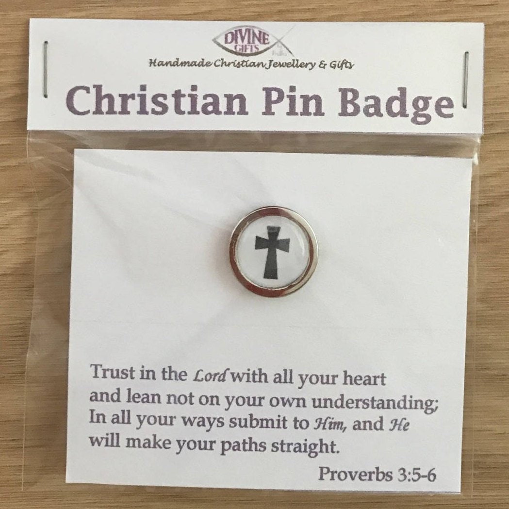 Christian Tie Tack Pin Religious Tie Tack Clutch Back Etsy