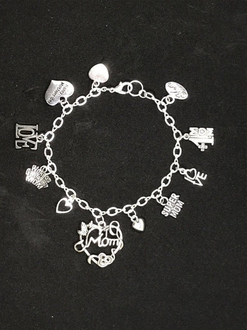 Mummy Bracelet Gifts for Mom Mom Gift Mom Mum Gift Mum Bracelet Mothers Day Gift Mother Charm Bracelet Gift Mom Mother