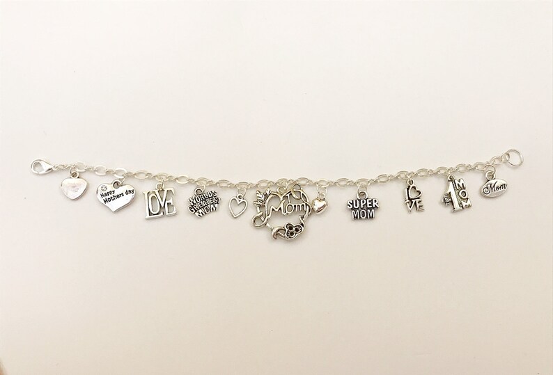 Mummy Bracelet Gifts for Mom Mom Gift Mom Mum Gift Mum Bracelet Mothers Day Gift Mother Charm Bracelet Gift Mom Mother