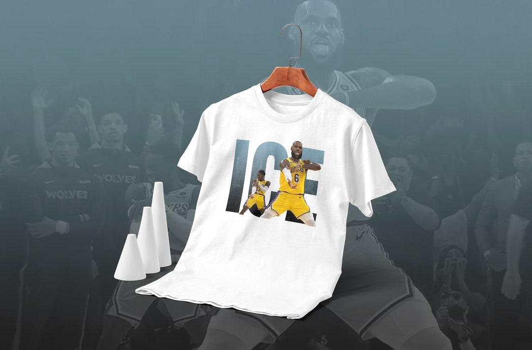 ICE in My Veins Lebron James Dennis Schröder NBA Playoffs 2023 Etsy(04)