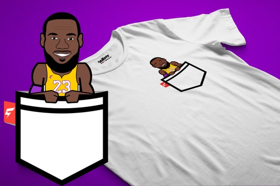 t shirt lebron james uomo oro
