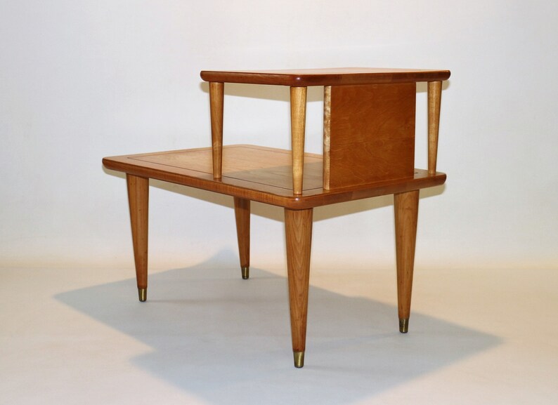 Soldvintage Maple Two Tier End Table Etsy Canada