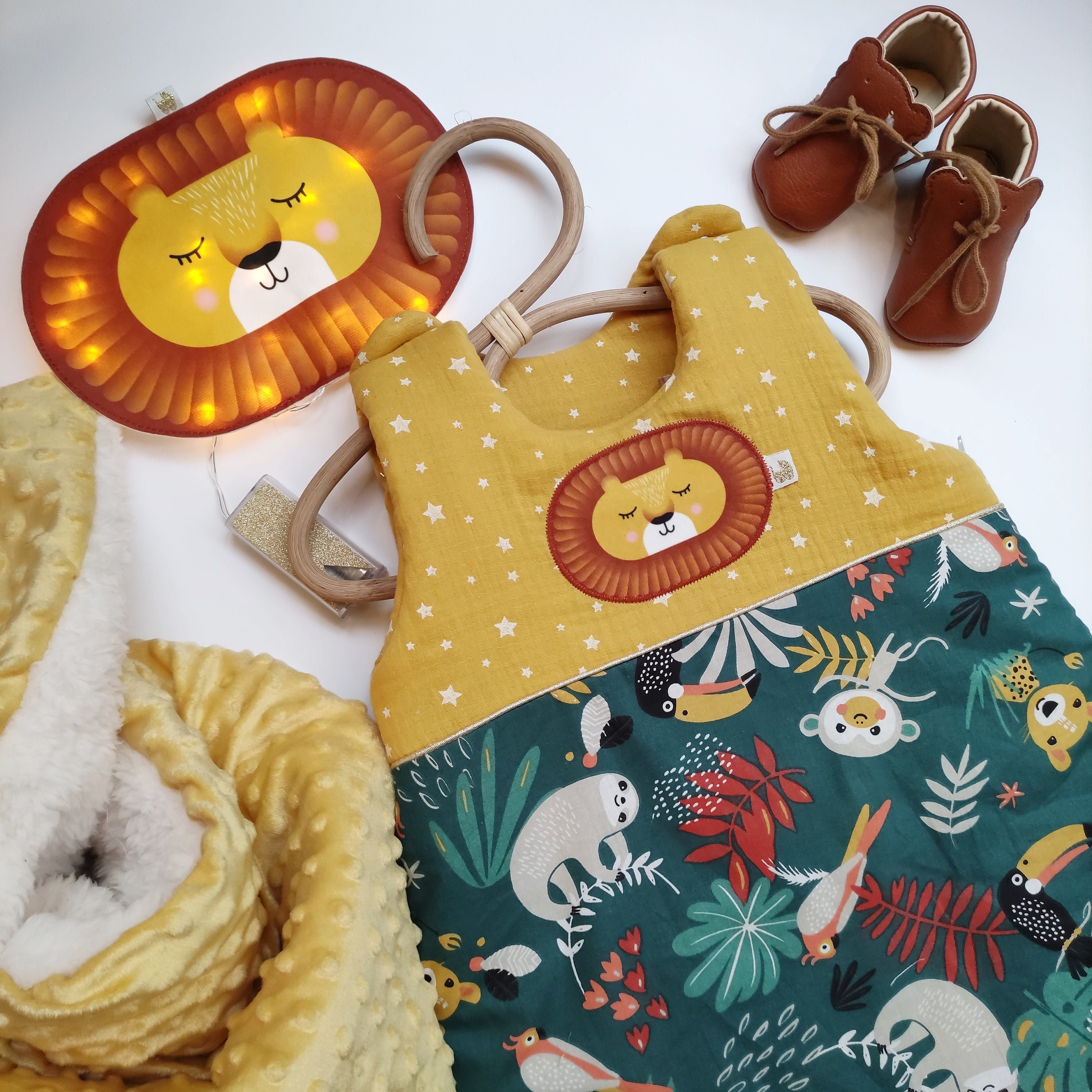 Gigoteuse Jungle Moutarde