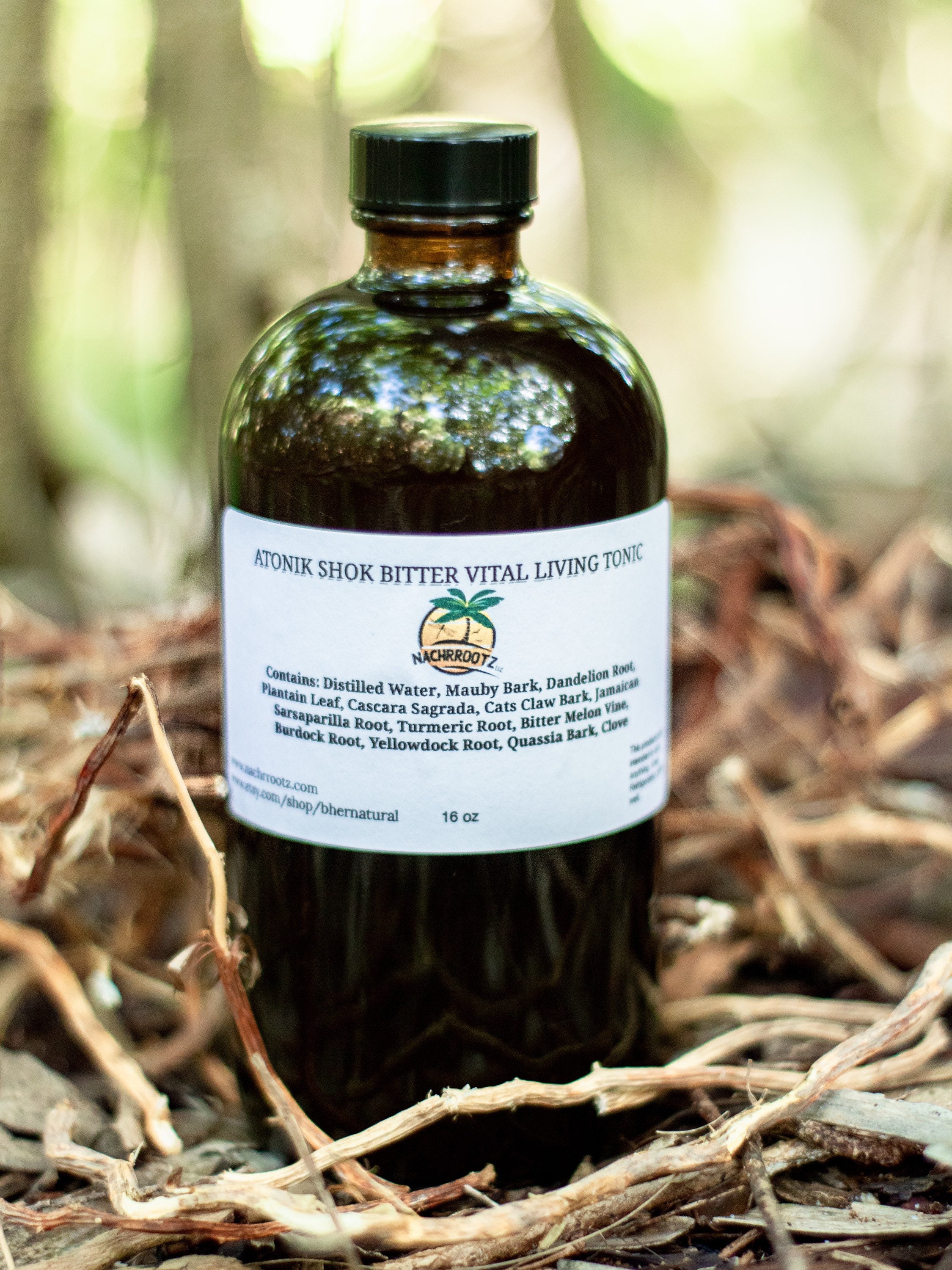 Atonik Shok Bitters Vital Living Tonic Etsy