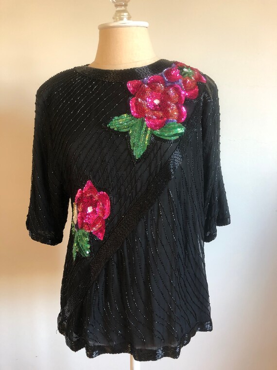 Beaded blouse