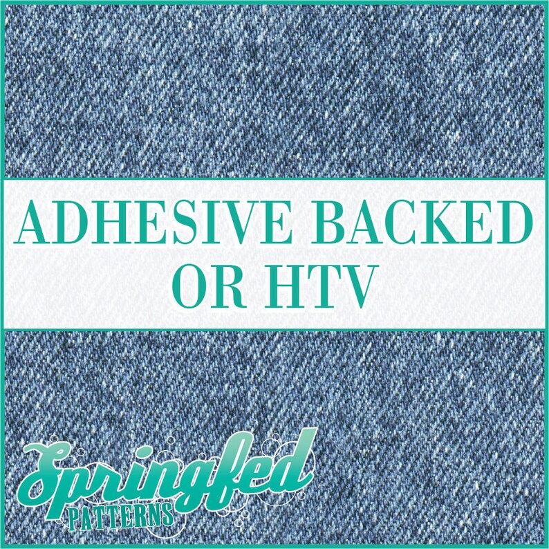 Denim Jeans Pattern 1 Adhesive Vinyl or HTV Heat Transfer Etsy