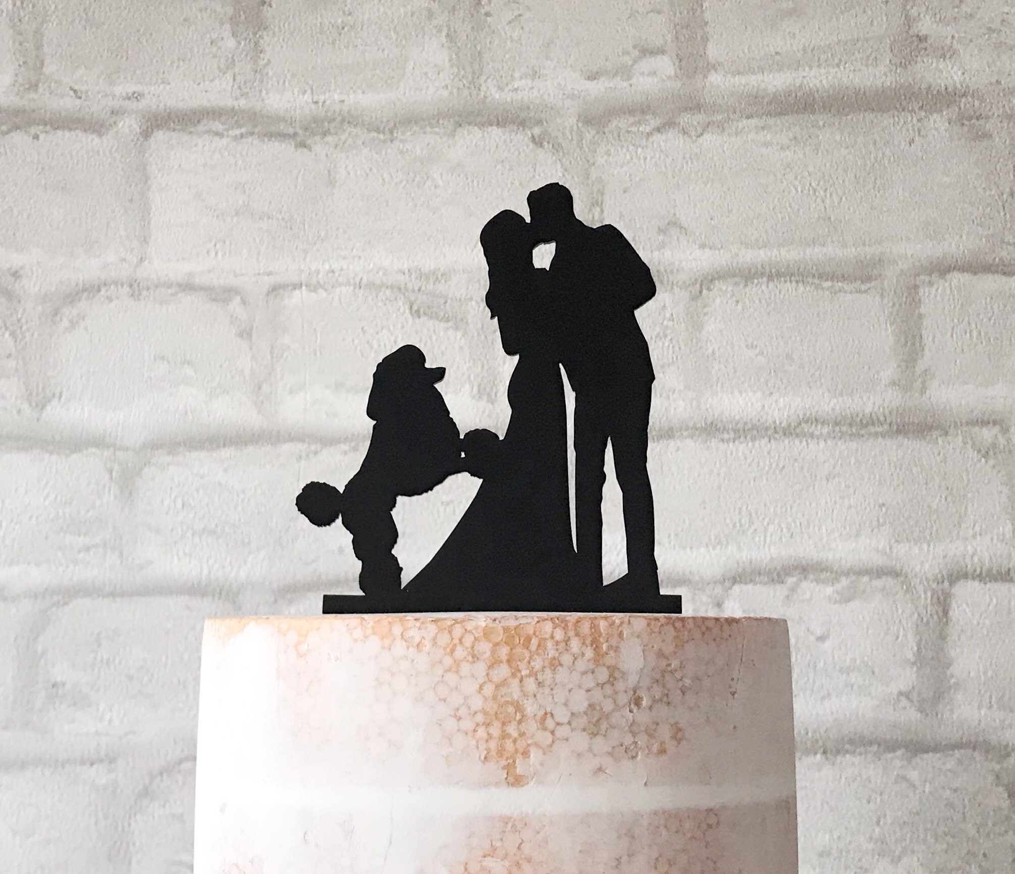 poodle cake topper